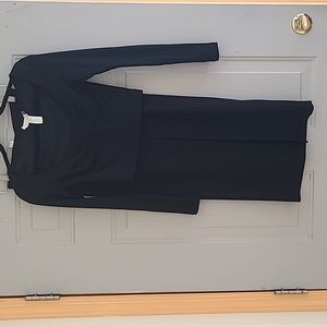 Fleur du Mal Ribbed Crop Top and Skirt Set XS Black size 2